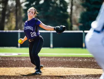 St. Kate's walk home off run forces softball split Image