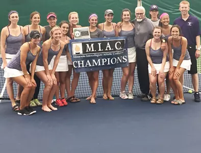 Women's Tennis tops Gusties for title Image