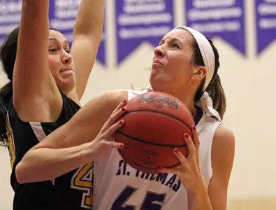 Women's basketball collects comeback win Image
