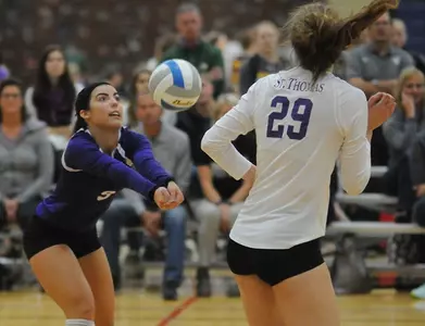 Volleyball gets sixth MIAC victory Image