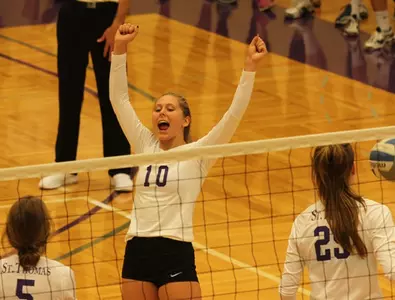 20 wins, third playoff seed for Volleyball Image