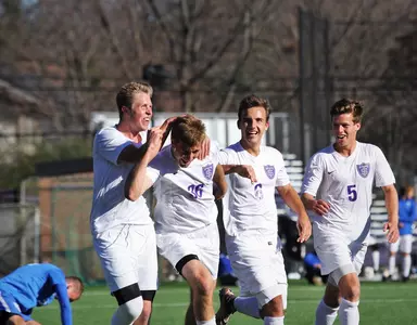 Final Four trip: Men's Soccer storms to OT win Image