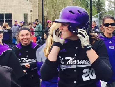 Sat. Wrap: Softball sweeps, M. Tennis wins Image