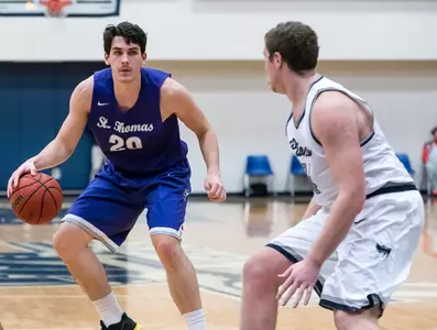 Men's Hoops falls at No. 10-ranked Falcons Image