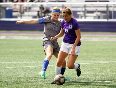 Big second half gives women's soccer win Image
