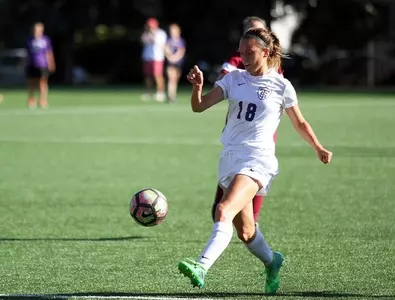 Women's Soccer gains tough road win Image