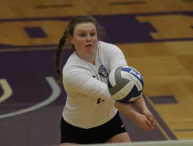 No. 11 Gustavus holds off Volleyball Image