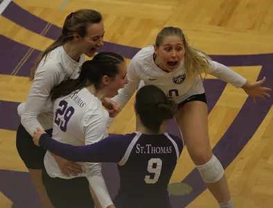 Volleyball surprises No. 11-ranked Blugolds Image
