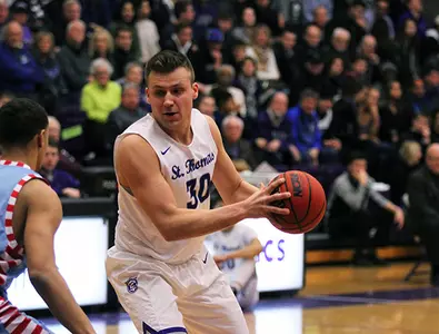 Playoff loss ends season for Men's Hoops Image