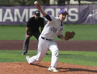 Baseball splits, ties for third place in MIAC Image