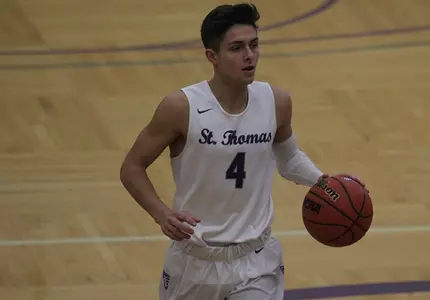 Men's Hoops rides 3-ball to big home victory Image