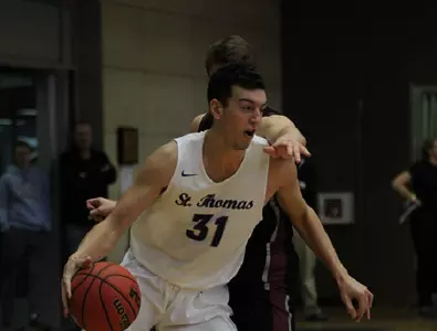 Men's Hoops sinks threes with ease; pushes MIAC lead to 3 Image