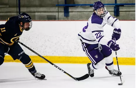 Close call, Men's Hockey secures sweep Image