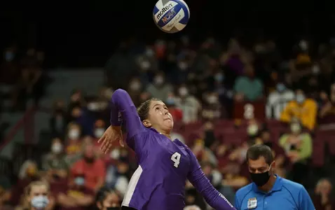Women's Volleyball: University of St. Thomas vs. No. 11 University of Minnesota (September 16, 2021) at Maturi Pavillion
