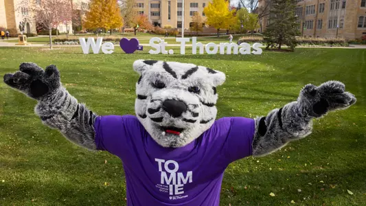 Posed shot of mascot