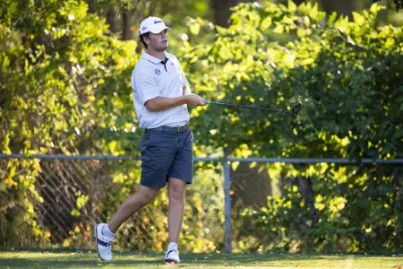 St. Thomas men’s golf plays 36 holes on the first day of the Big O Classic at Indian Creek in Omaha, Nebraska on October 02, 2023.