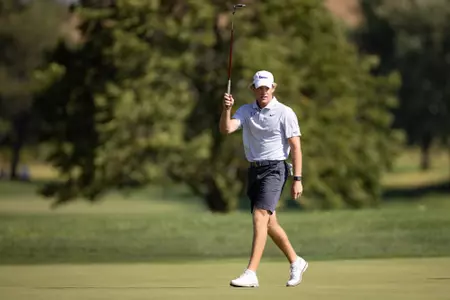 St. Thomas men’s golf plays 36 holes on the first day of the Big O Classic at Indian Creek in Omaha, Nebraska on October 02, 2023.