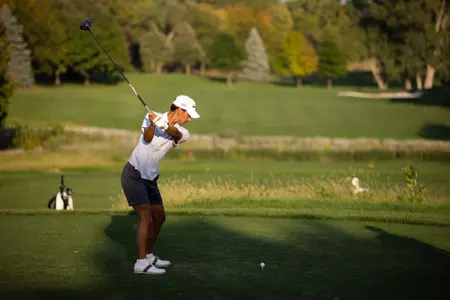 St. Thomas men’s golf plays 36 holes on the first day of the Big O Classic at Indian Creek in Omaha, Nebraska on October 02, 2023.