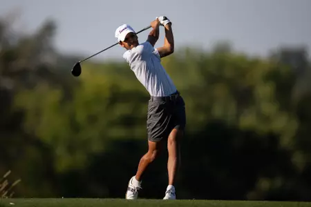 St. Thomas men’s golf plays 36 holes on the first day of the Big O Classic at Indian Creek in Omaha, Nebraska on October 02, 2023.