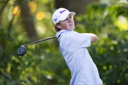 St. Thomas men’s golf plays 36 holes on the first day of the Big O Classic at Indian Creek in Omaha, Nebraska on October 02, 2023.