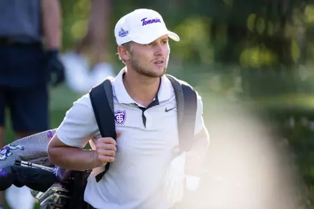 St. Thomas men’s golf plays 36 holes on the first day of the Big O Classic at Indian Creek in Omaha, Nebraska on October 02, 2023.