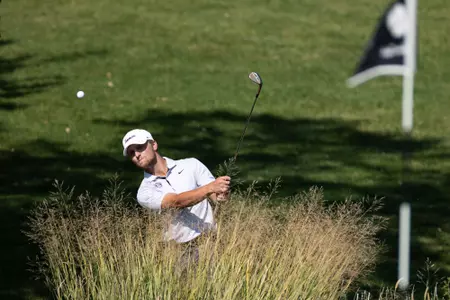 St. Thomas men’s golf plays 36 holes on the first day of the Big O Classic at Indian Creek in Omaha, Nebraska on October 02, 2023.
