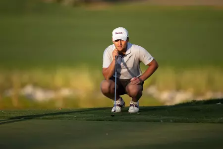 St. Thomas men’s golf plays 36 holes on the first day of the Big O Classic at Indian Creek in Omaha, Nebraska on October 02, 2023.