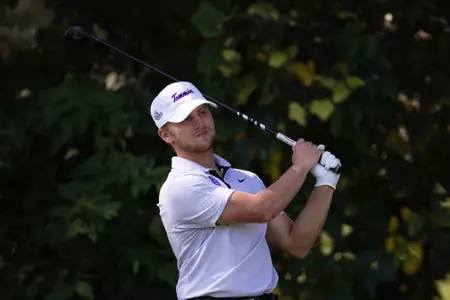 St. Thomas men’s golf plays 36 holes on the first day of the Big O Classic at Indian Creek in Omaha, Nebraska on October 02, 2023.