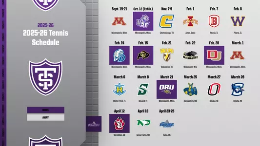 2025-26 Tennis Schedule