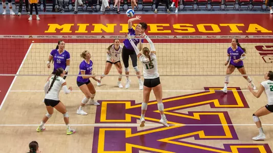 Volleyball concludes non-conference schedule at Northwestern, vs Campbell Image