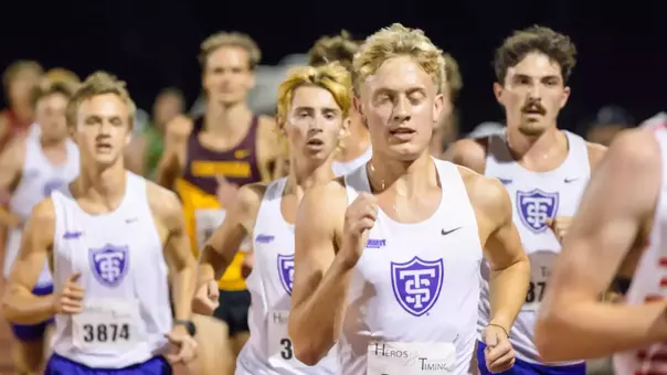 St. Thomas Men's Cross Country opened its 2026 season Friday, Sept. 4, 2026 at the Dragon Twilight in Moorhead, Minn.