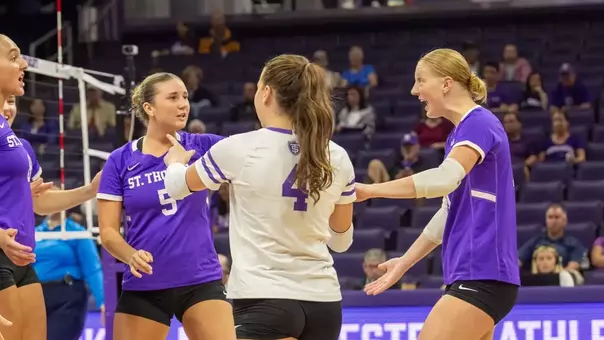 Celebration, Morgan Kealy and Anya Schmdit, at Northwestern on Sept. 18, 2025.