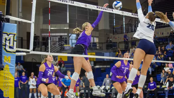 Volleyball opens Summit League play at North Dakota State, North Dakota