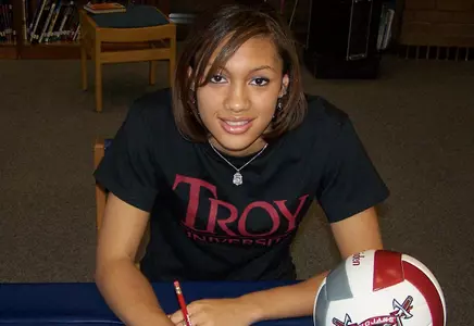 Trojans ink Brittany McClelland Image
