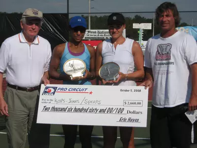 Kops-Jones / Spears Claim Doubles Championship Crown. Image