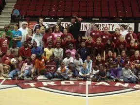 Soccer and Volleyball Host Local Children Image