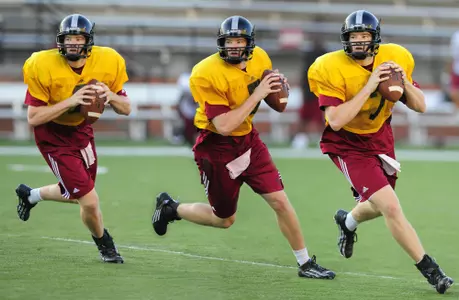 Trojans Hold First Scrimmage, Take Part In Media Day Image