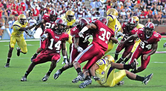 Trojans Fall to Georgia Military, 49-32 Image