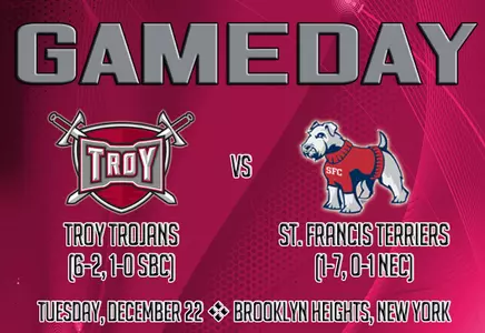 Trojans Take On St. Francis In Snow Image