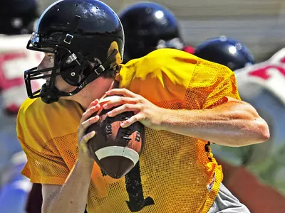 Trojans Open Spring Football Drills Image