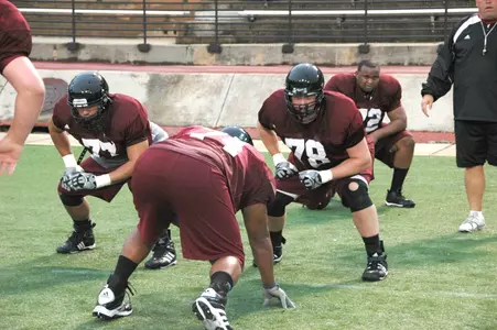 offensive line work