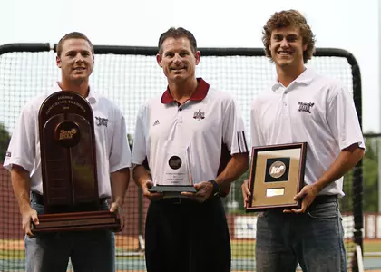 Sun Belt Coach of the Year Bobby Pierce, Player of the Year Adam Bryant and Pitcher of the Year Tyler Ray
