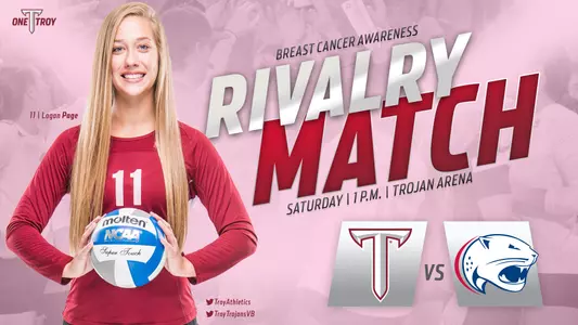 South Alabama VB graphic