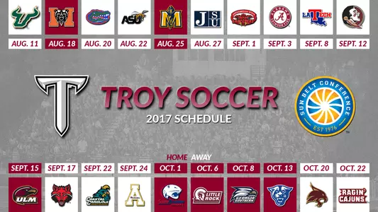 2017 soccer schedule