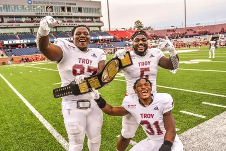 Troy Football beats South Alabama in the Battle for the Belt