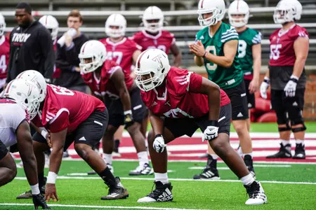 Troy Football Spring Practice