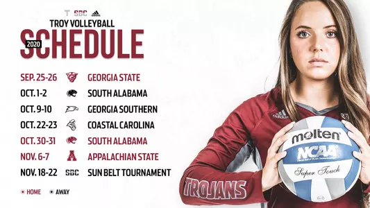2020 Troy Volleyball Schedule
