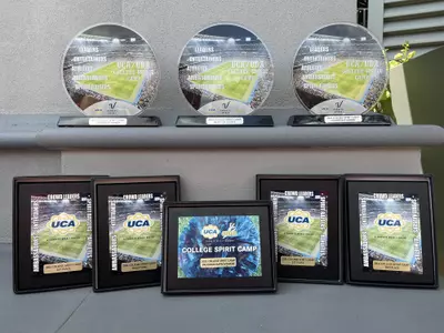 Cheer Trophies UCA Camp 2021