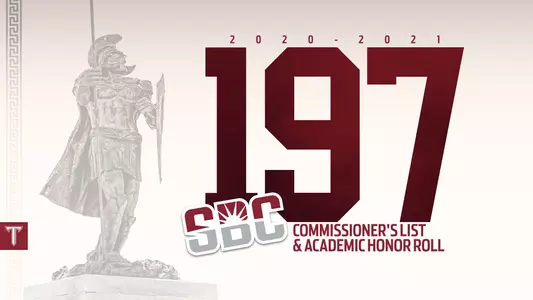 2020/21 Academic honor roll and commissioners list graphic.