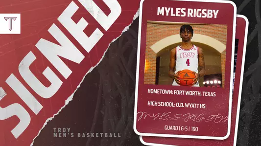 MYLES RIGSBY - SIGNING